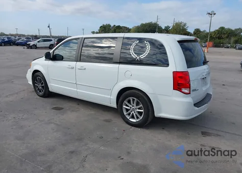 2016 Dodge Grand Caravan Se из США, поврежденный, VIN 2C4RDGBG5GR234746
